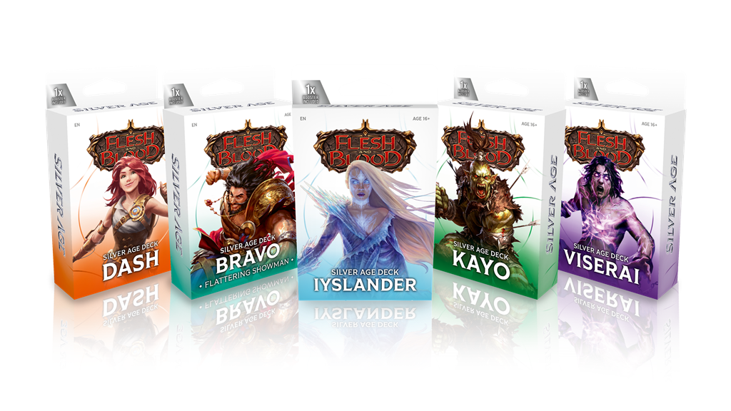 Flesh & Blood TCG - Silver Age: Chapter 1 Deck Display (10 Decks) - EN