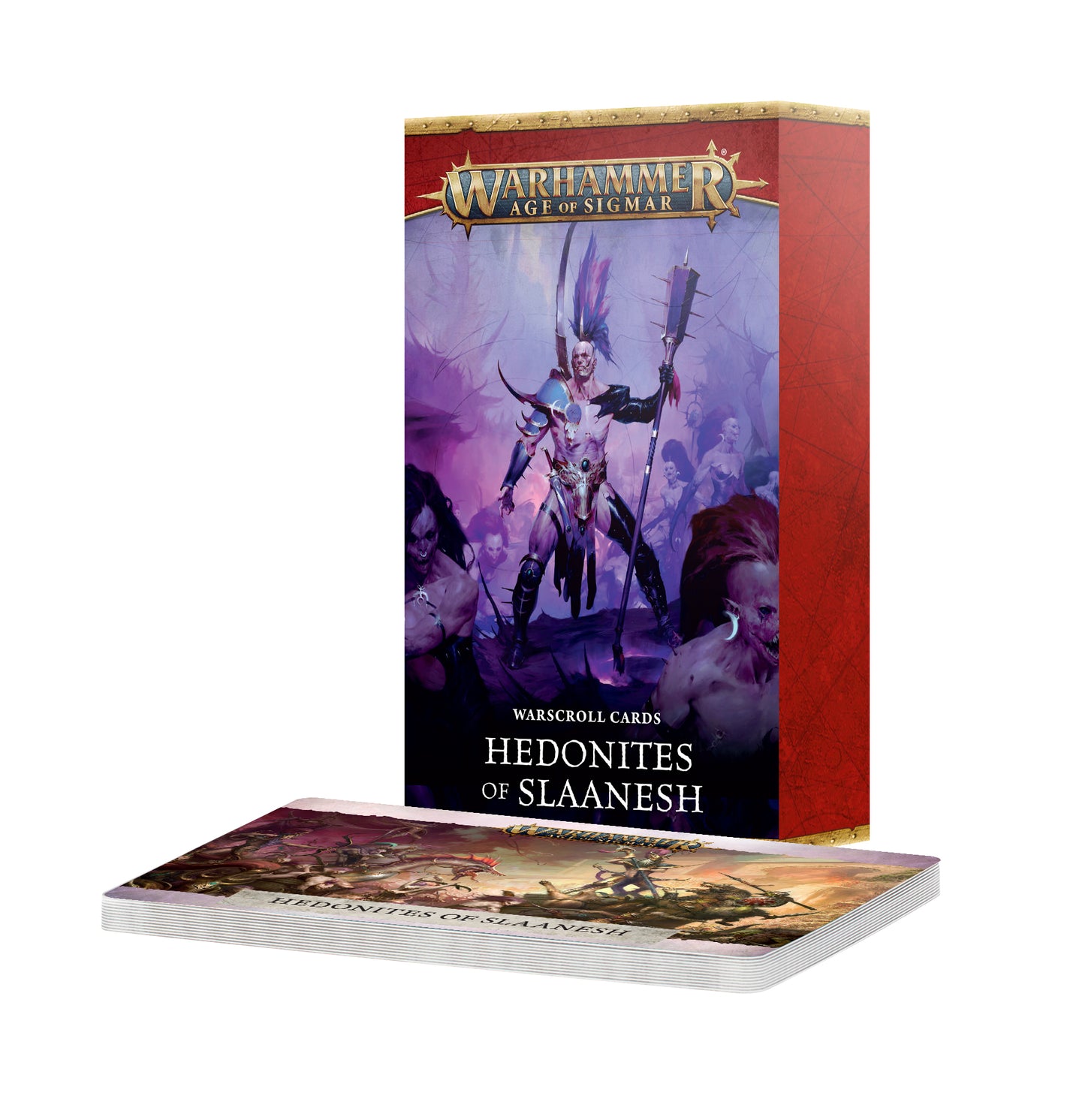 Warscroll Cards: Hedonites Of Slaanesh (English)