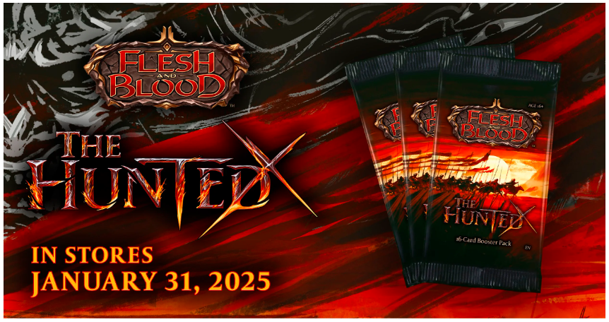 Flesh & Blood TCG - The Hunted: Display/Boosters/Case/Blitz Deck Colle Isengard Fantasy Shop Flesh & Blood TCG - The Hunted: Display/Boosters/Case/Blitz Deck Colle Isengard Fantasy Shop