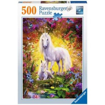 Ravensburger Puzzle - Unicorn with foal - 500 pc