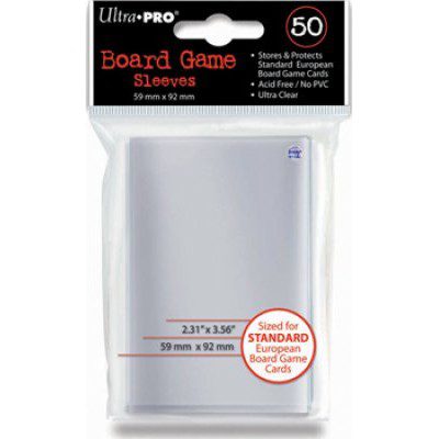 Ultra PRO Board Game Sleeves 59x92 (Standard European) 50-Ct Isengard Fantasy Shop Ultra PRO Board Game Sleeves 59x92 (Standard European) 50-Ct Isengard Fantasy Shop