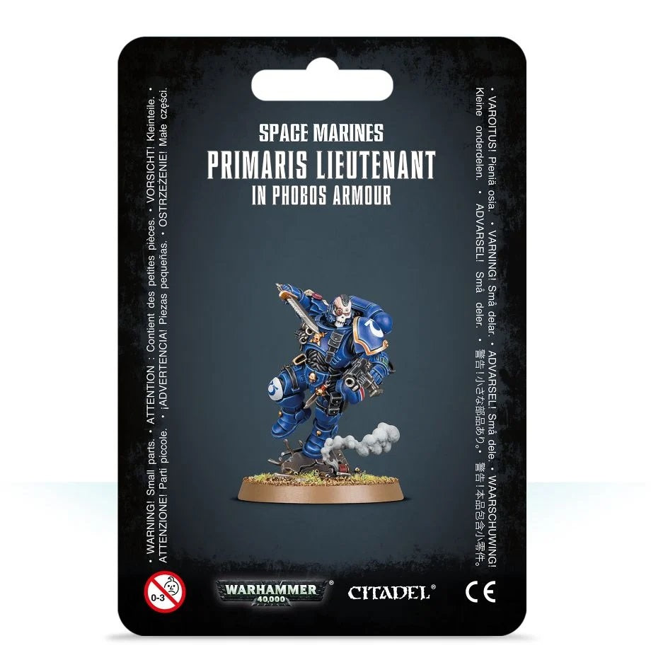 Υπολοχαγός Space Marine Primaris στο Reiver Armor