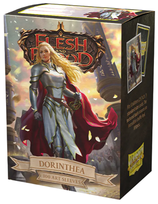 Dragon Shield Flesh and Blood License Standard Art Sleeves - Dorinthea Ironsong (100 Sleeves)