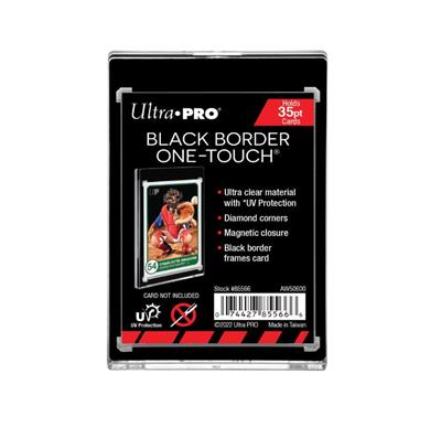 UP - 35PT Black Border UV One-Touch Magnetic Holder