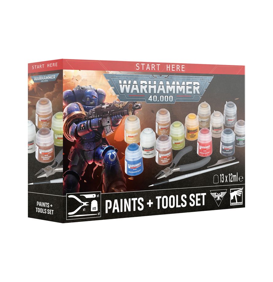 Warhammer 40,000 Space Marine Intercessors & Paints Set