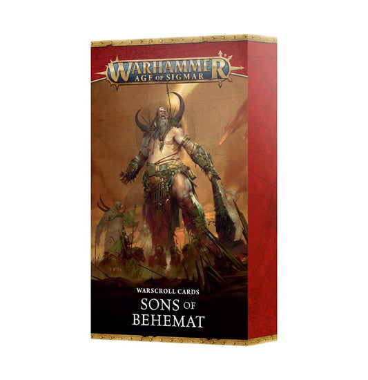 Warscroll Cards: Sons Of Behemat (English)