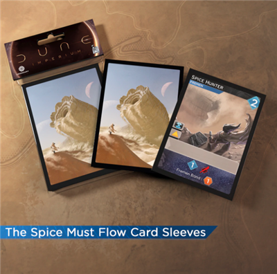 Dune: Imperium Premium Card Sleeves - The Spice Must Flow (75 Sleeves)