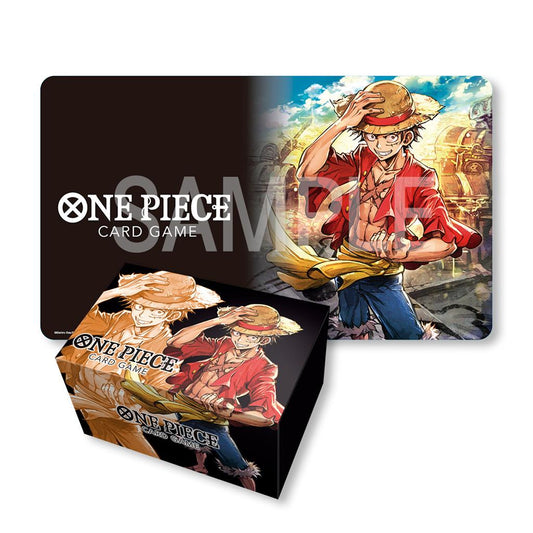 One Piece Card Game - Playmat και Storage Box Set -Monkey.D.Luffy-