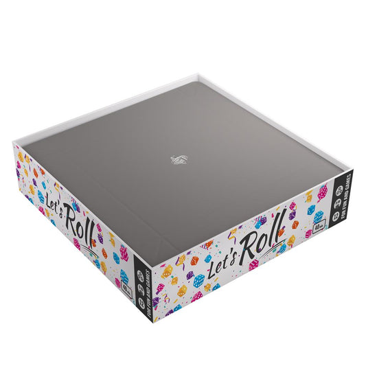 Gamegenic - Magnetic Dice Tray Square Black/Gray