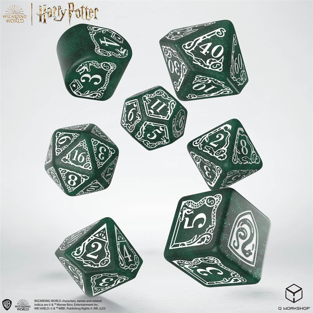 Harry Potter - Slytherin Modern Dice Set - Πράσινο 