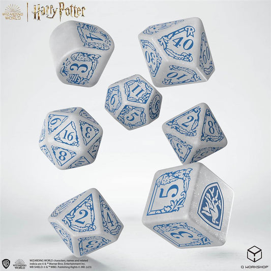 Harry Potter - Ravenclaw Modern Dice Set - White
