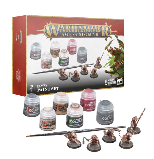 Age Of Sigmar Skaven & Paint Set