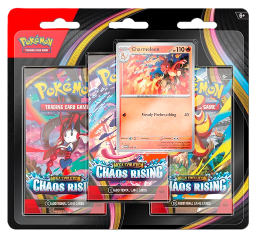 ME04 Chaos Rising 3-Booster Blister