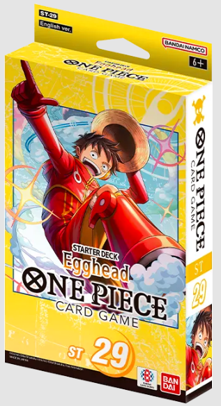 One Piece Card Game EggHead ST-29 Starter Deck Display