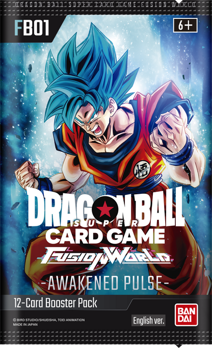 Dragon Ball Super Card Game - Fusion World FB01 Booster Packs and Display (24 packs)