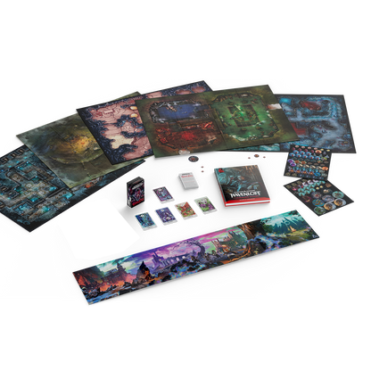 DD5 Ravenloft Horrors Within Alt Cover/DM's Screen/Map Pack/Tarroka Deck/Bundle