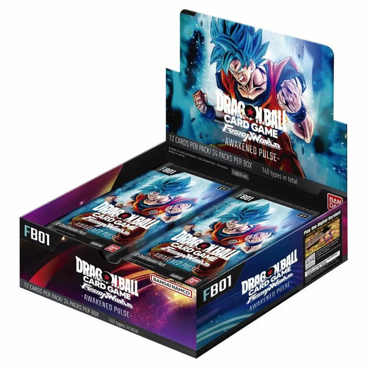 Dragon Ball Super Card Game - Fusion World FB01 Booster Packs and Display (24 packs)