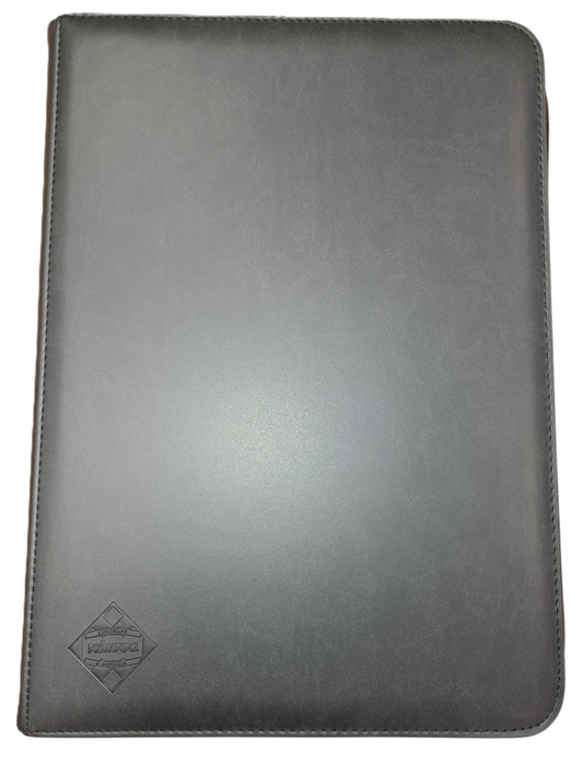 9-Pkt Premium Zippered Binder Black