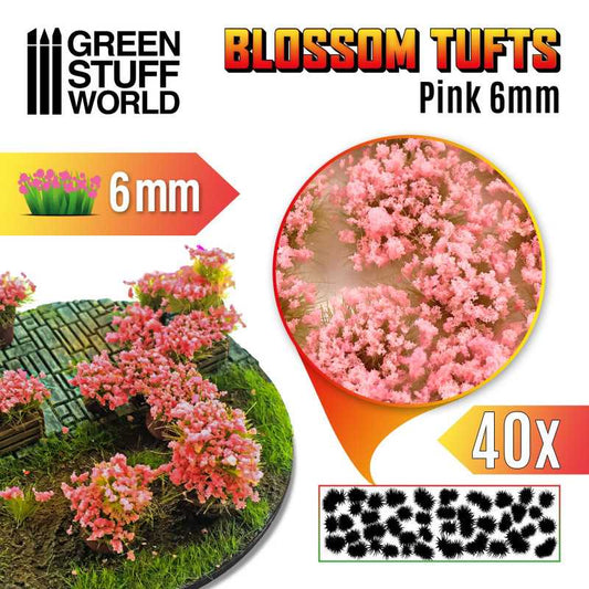 Blossom TUFTS - 6mm αυτοκόλλητο - ΡΟΖ