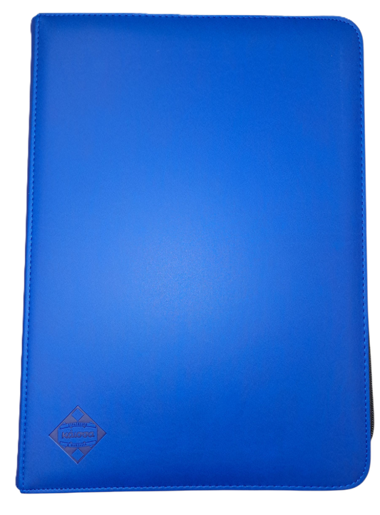 9-Pkt Premium Zippered Binder Dark Blue