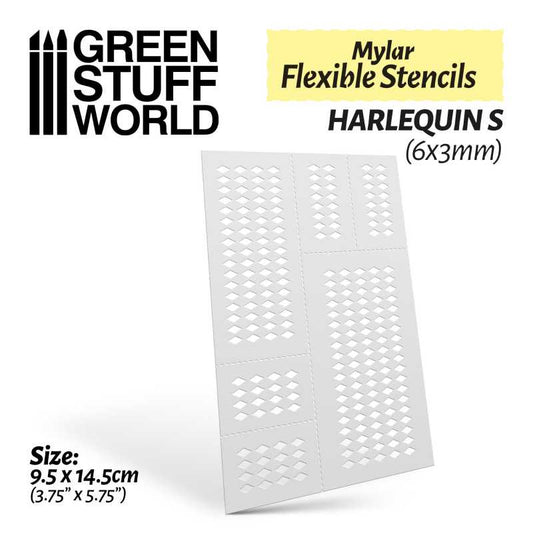 Ευέλικτα στένσιλ - HARLEQUIN S (6x3mm) 