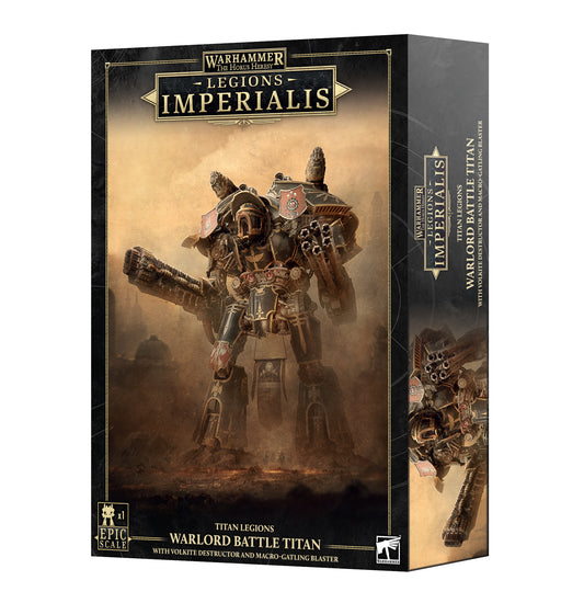 Legions Imperialis: Warlord Titan With Volkite Destructor & Macro-Gatling Blaster