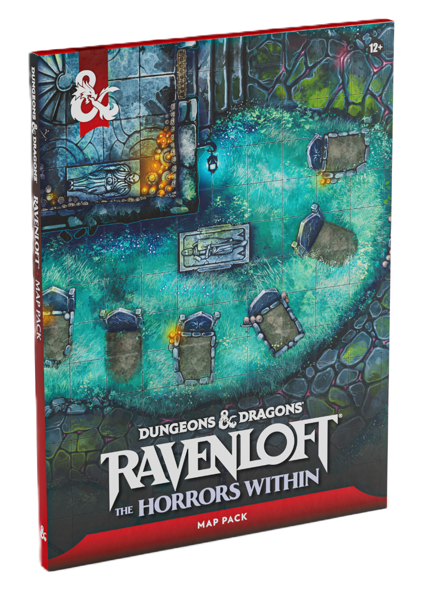 DD5 Ravenloft Horrors Within Alt Cover/DM's Screen/Map Pack/Tarroka Deck/Bundle