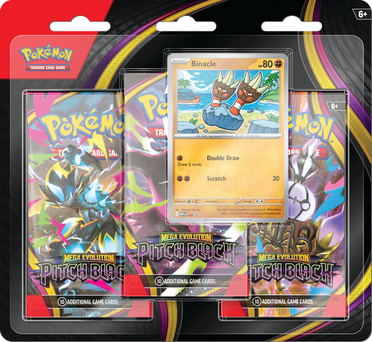 Mega Evolution 05 Pitch Black - 3-Booster Blister