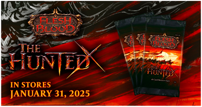 the hunted booster box case Flesh & Blood TCG