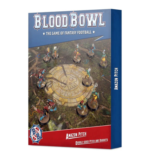 Blood Bowl Amazons Team Pitch & Dugouts