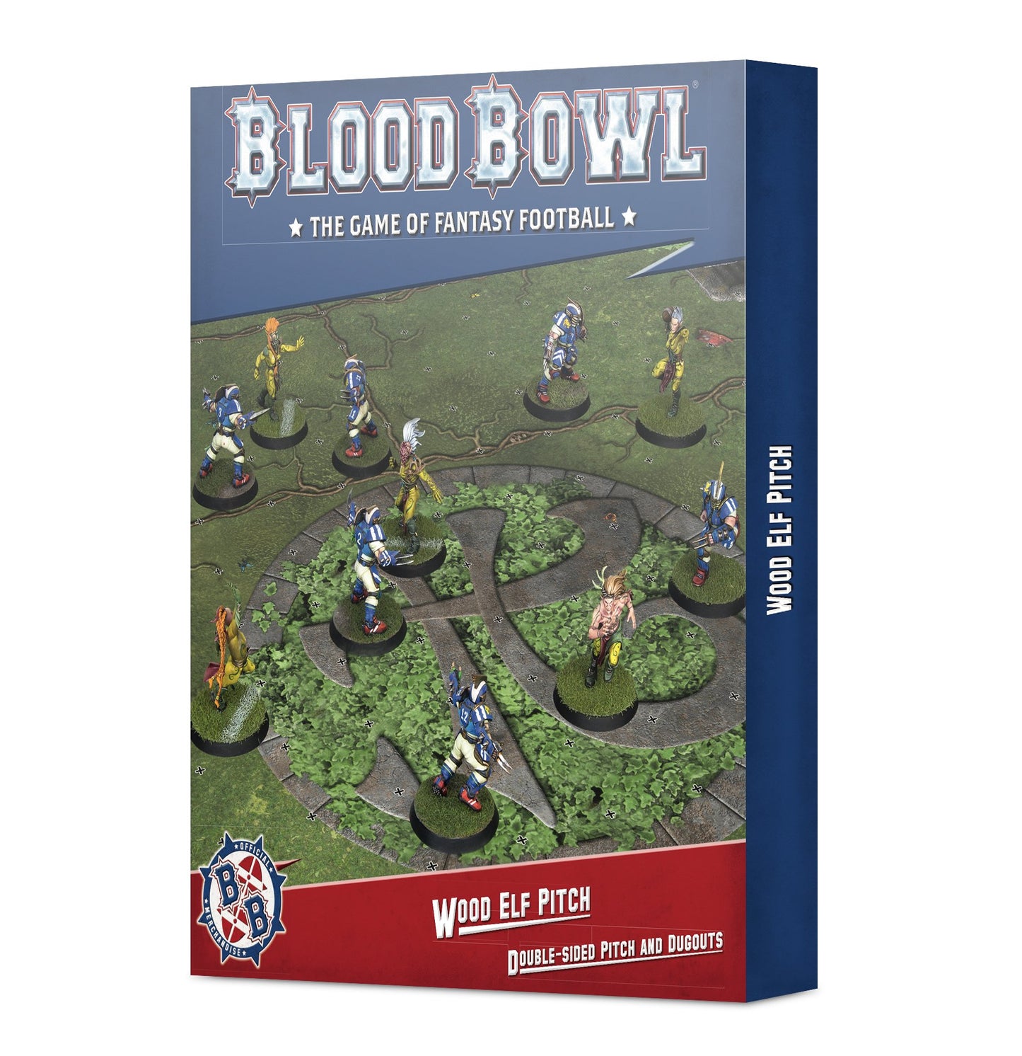 Blood Bowl Wood Elf Pitch & Dugouts